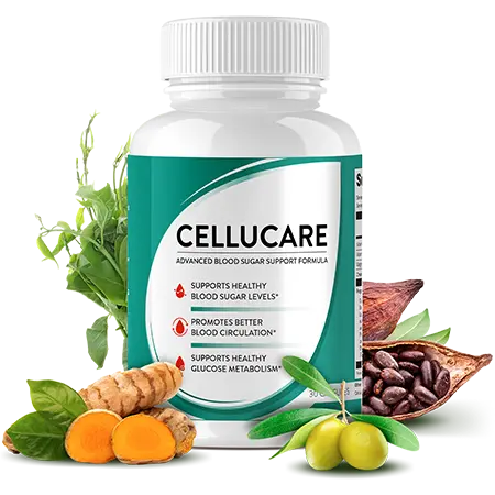 CELLUCARE blood sugar support supplement bottle